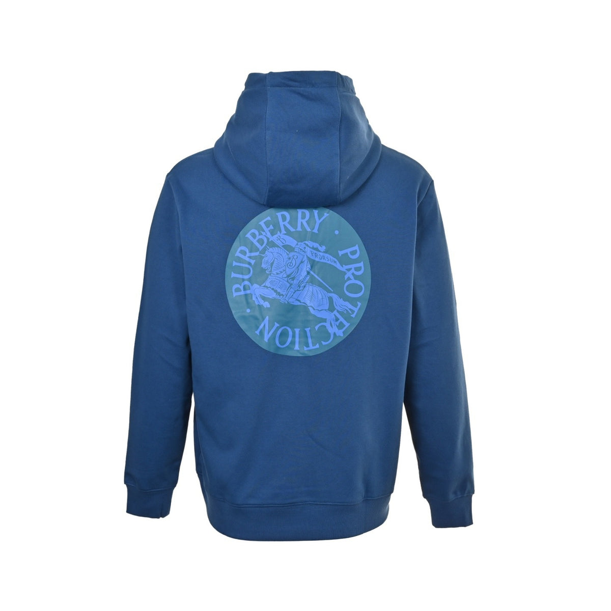 Burberry 25Fw back war horse circle printed hooded sweatshirt
