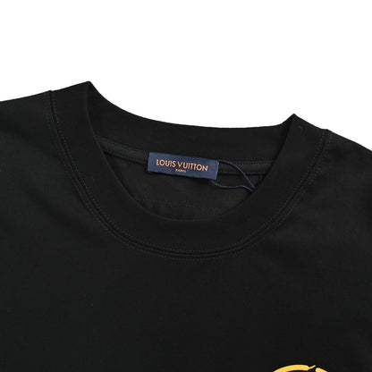 Louis Vuitton 26ss front and rear logo printed short sleeves