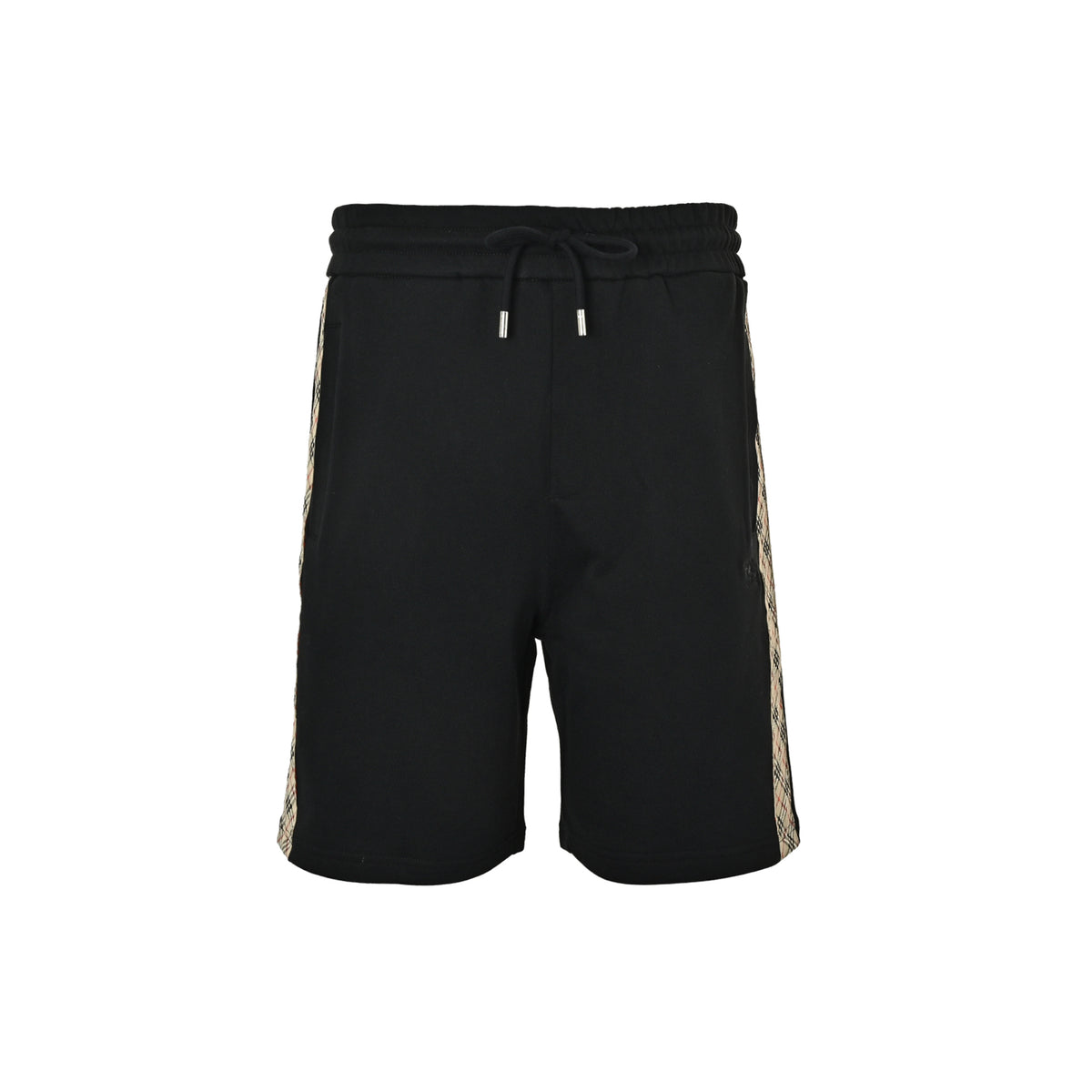 Burberry 26ss side plaid embroidered war horse shorts