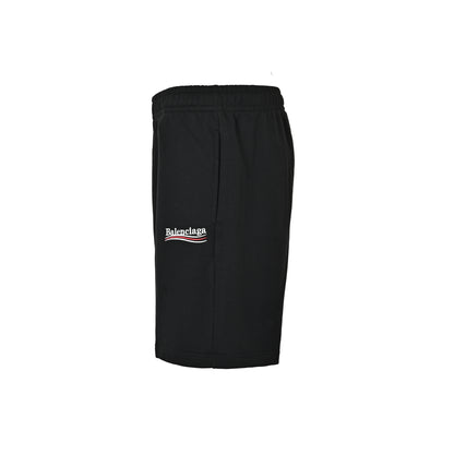 Balenciaga classic cola embroidered shorts