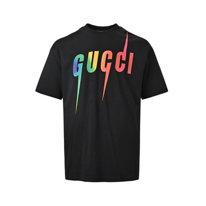 Gucci gradient lightning print short sleeves