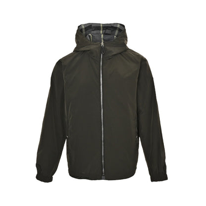 Burberry classic plaid reversible hooded jacket
