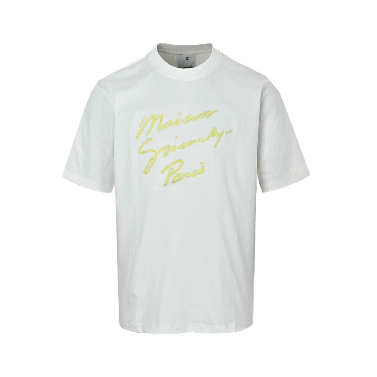 GIVENCHY embroidered letter short sleeves