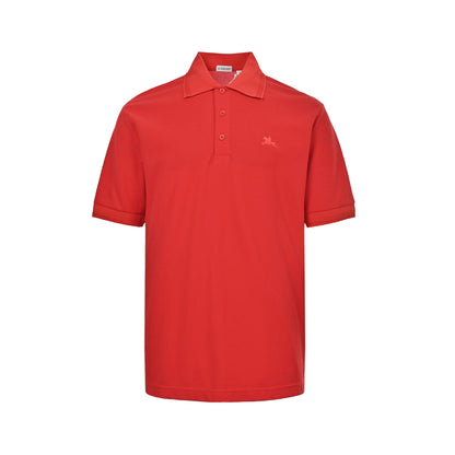 Burberry War Horse Plaid Access Control Polo Short Sleeve