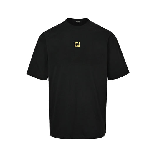 Fendi FF three-dimensional embroidered short sleeves