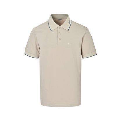 Burberry Pony letter collar Polo short sleeves