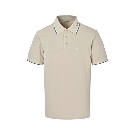 Burberry Pony letter collar Polo short sleeves