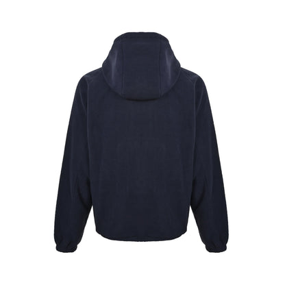 Prada polar fleece drawstring hooded jacket (navy blue)