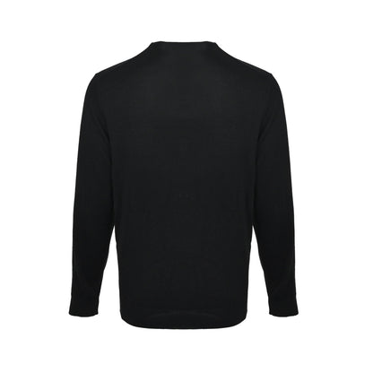 Prada small print knitted wool crew neck sweater