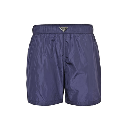 Prada nylon shorts with triangle waistband