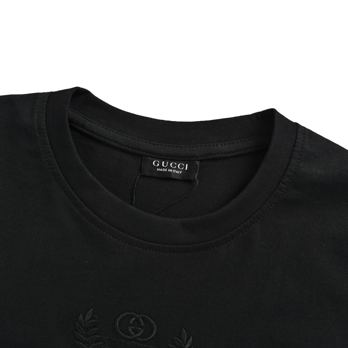 Gucci 26ss embroidered wheat short sleeves