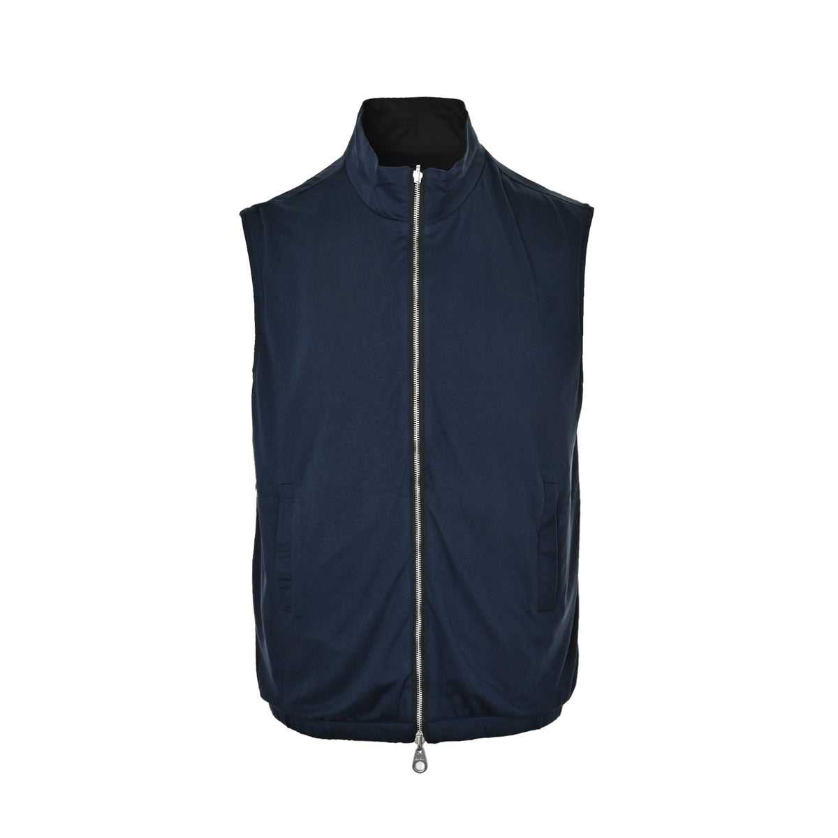 Loro Piana/LP reversible zippered wool nylon vest