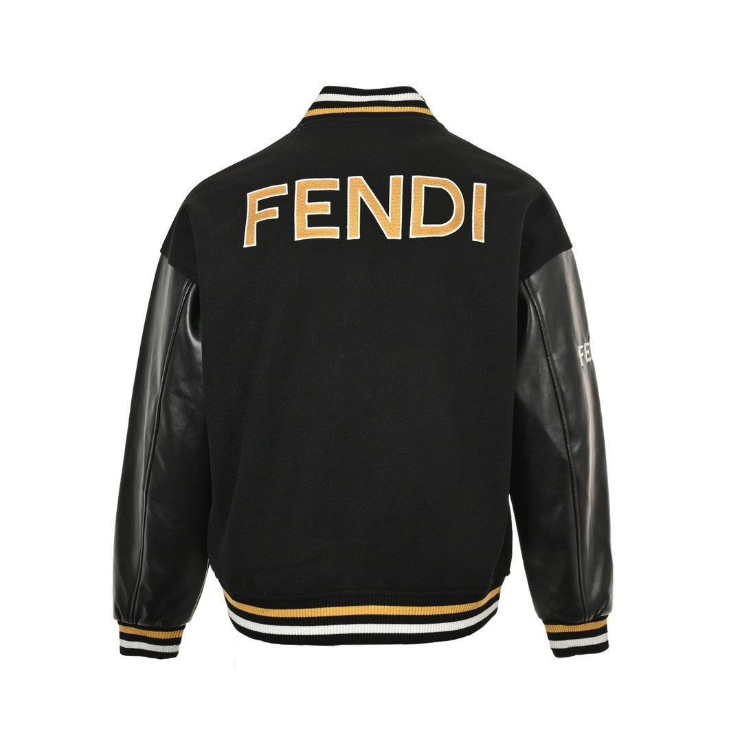Fendi 24Fw little monster eyes baseball jacket