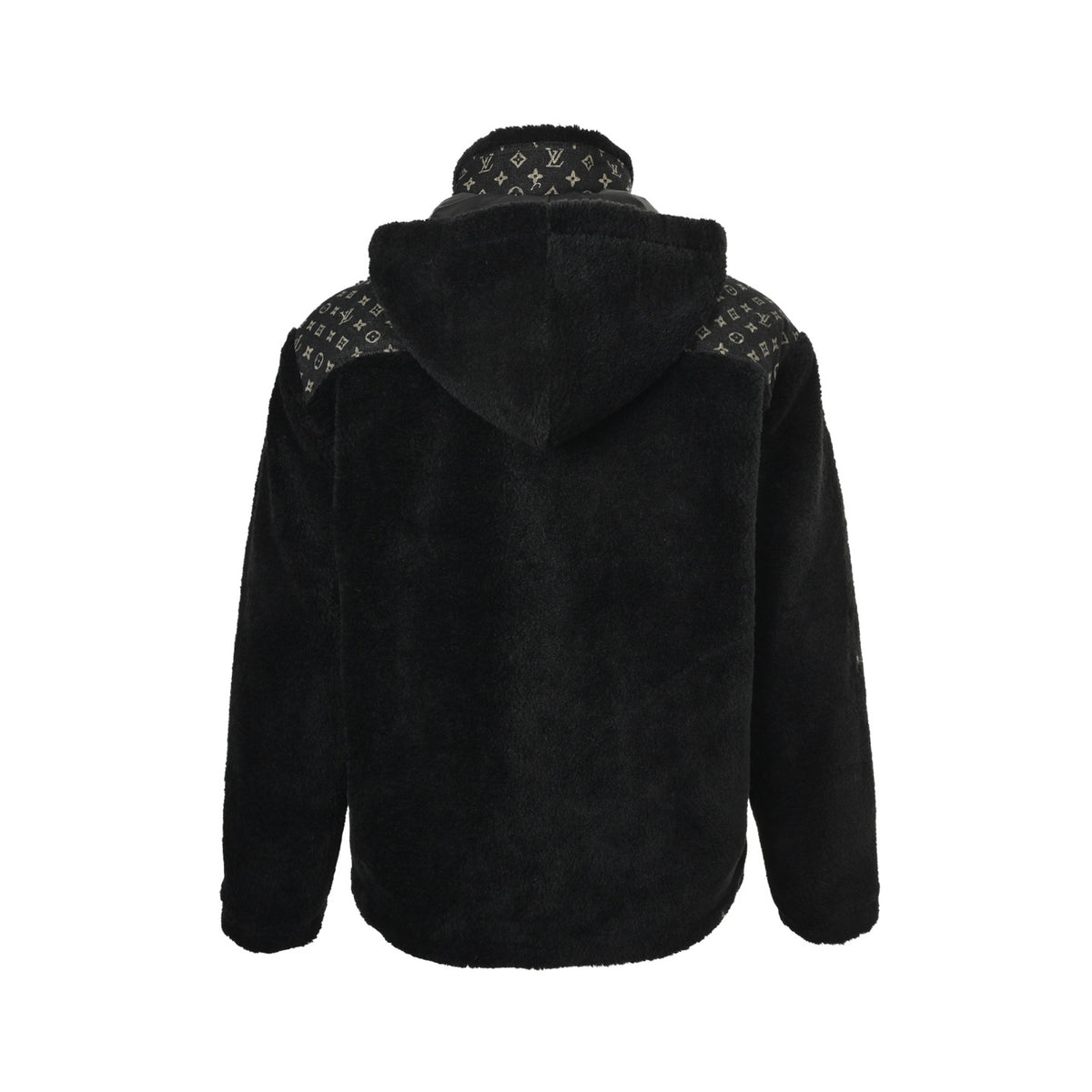 Louis Vuitton presbyopic denim patch lamb wool jacket