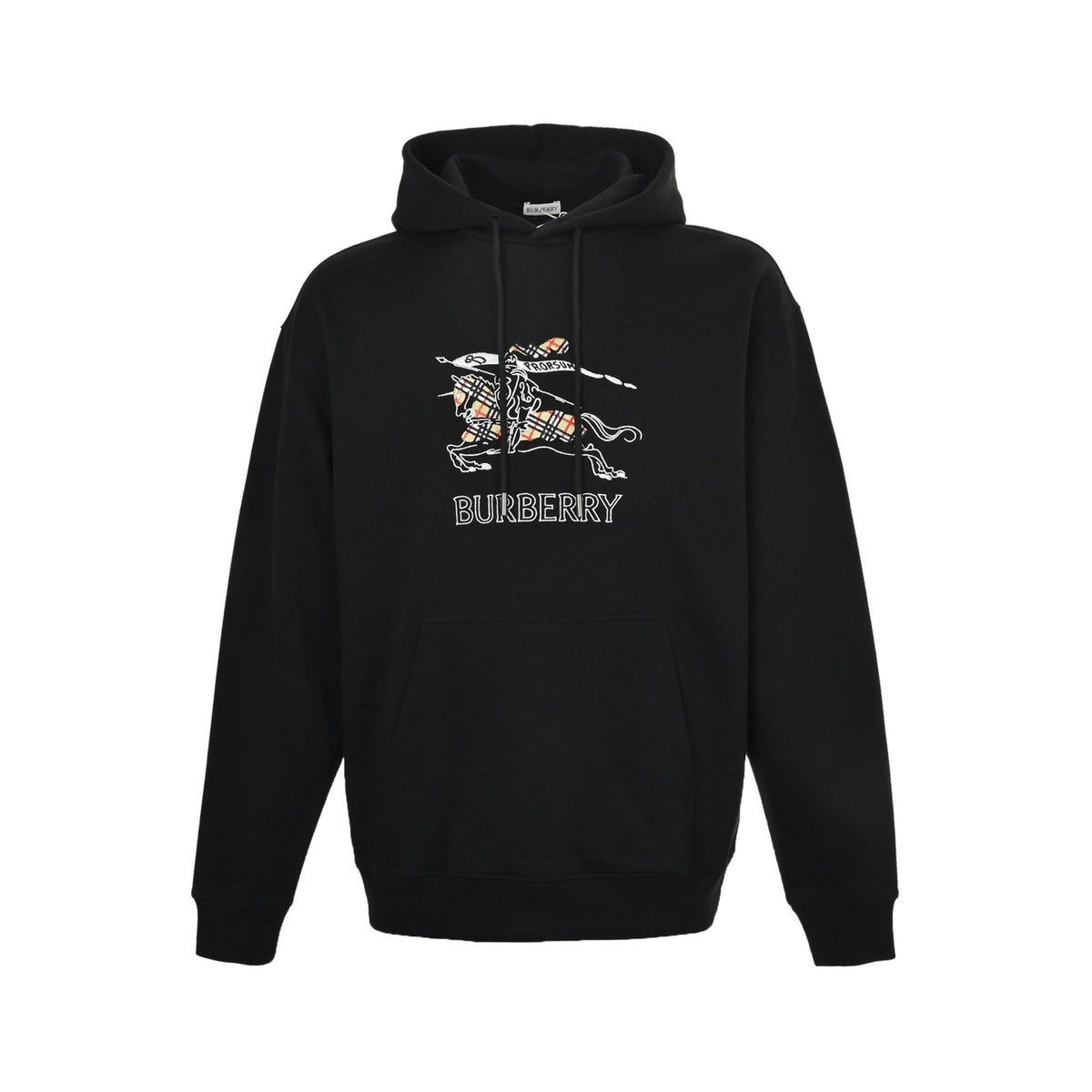 Burberry war horse colorful embroidered hooded sweatshirt