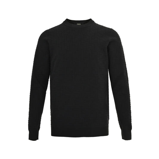 Fendi 25Fw full FF jacquard crew neck sweater