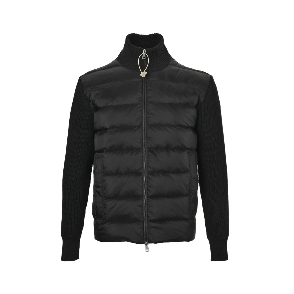 Moncler/Mongolia eight-panel armband knitted patchwork down jacket