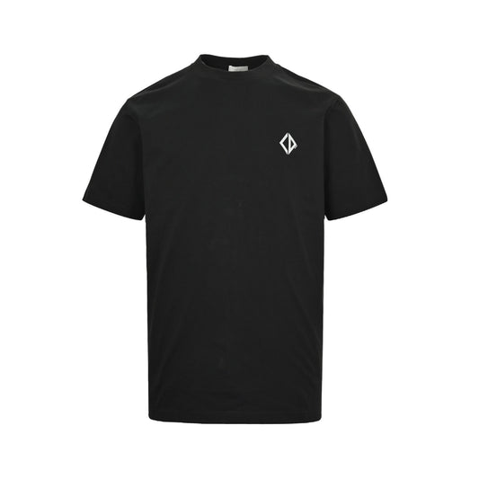 Dior 25ss reflective diamond logo printed short sleeves