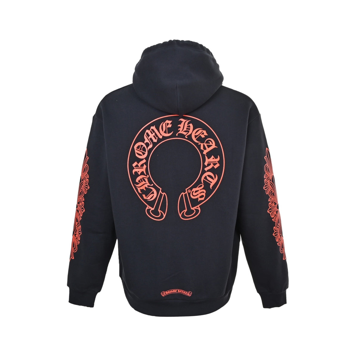 Chrome Hearts/Chrome Heart 25Fw Navy Red Sanskrit Scroll Hooded Sweatshirt