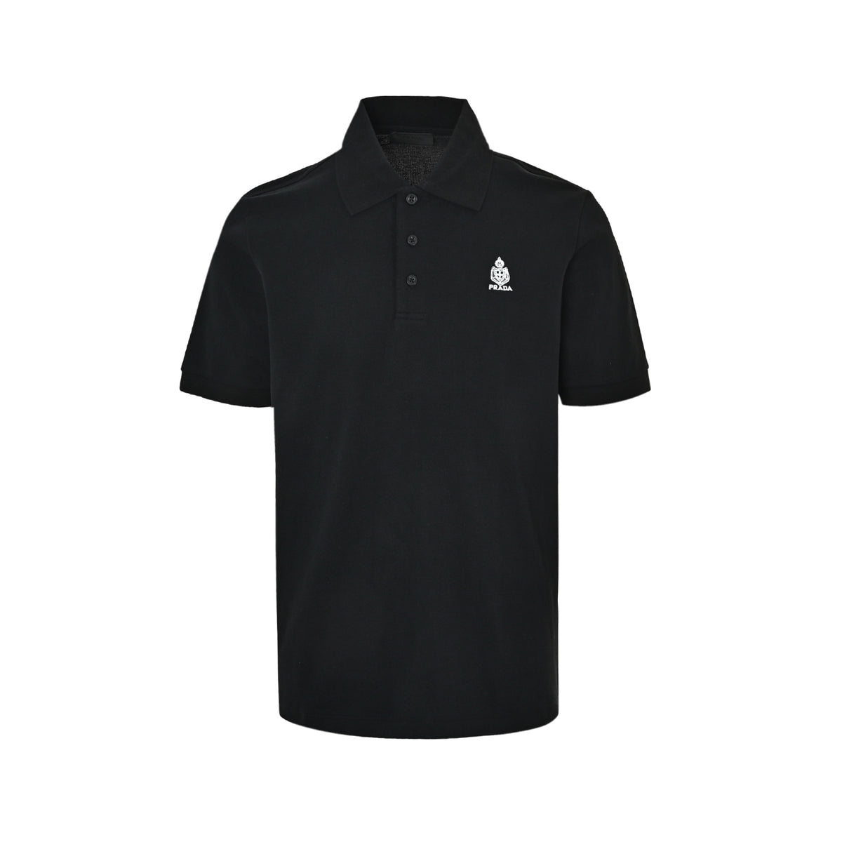 Prada 26ss shield badge logo Polo short sleeves
