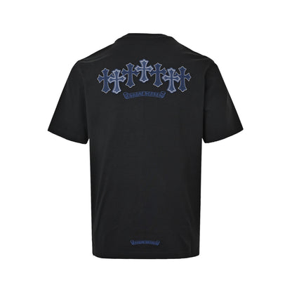 Chrome Hearts Sanskrit cross printed short sleeves