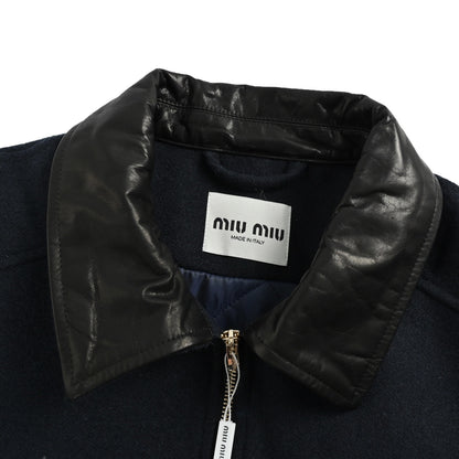 Miu Miu 25Fw woolen cotton jacket