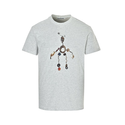 Acne Studios Skull Jewelry Print Short Sleeve