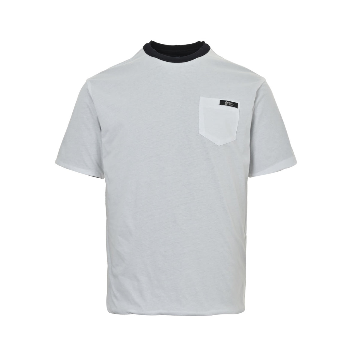 Prada Pocket Logo Contrast Color Reversible Short Sleeves