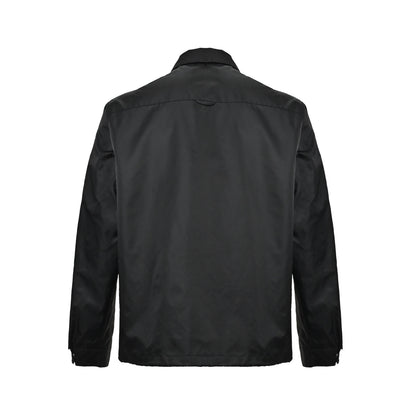 Prada zipper pocket nylon lapel jacket