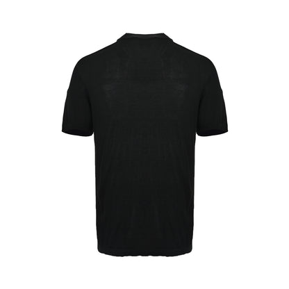 Acne Studios logo-embroidered knitted short-sleeve