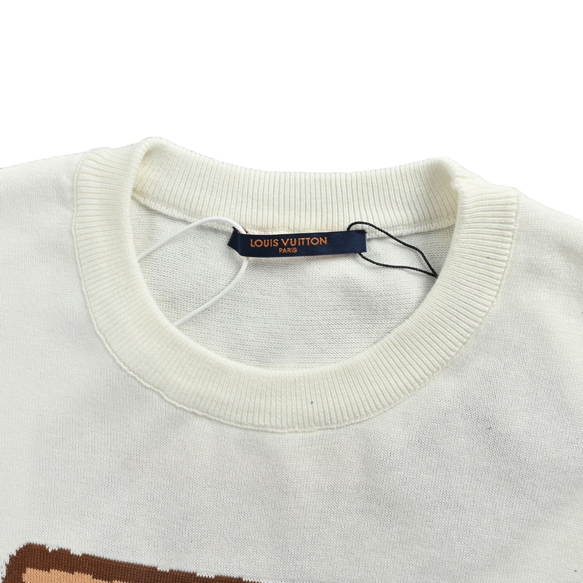 Louis Vuitton 24ss Fei Dong treasure chest jacquard knitted short sleeves