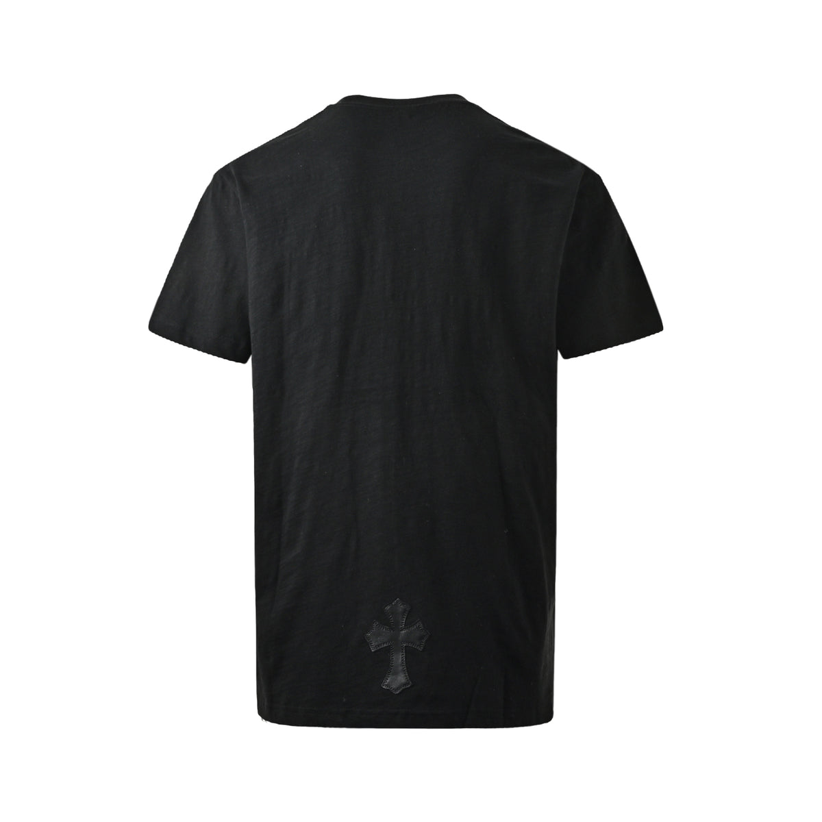 CHROME HEARTS/Chrome Heart Pocket Cross Leather Label Short Sleeves