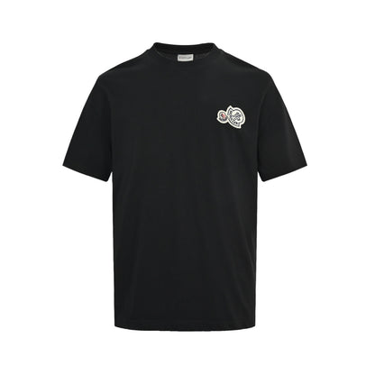 Moncler/mask 26ss double logo short sleeves