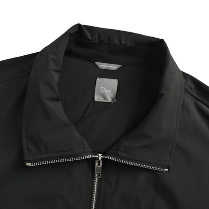 Dior technical fabric side letter embroidery stand collar jacket jacket