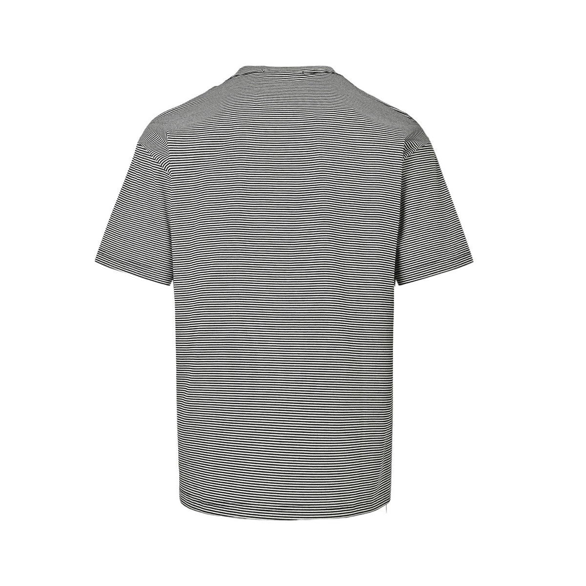 Louis Vuitton 26ss chest leather brand striped short sleeves
