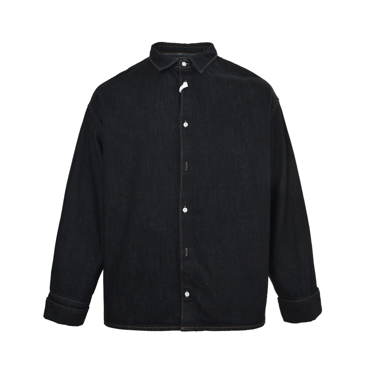 Prada 25Fw denim shirt jacket with small label on the back
