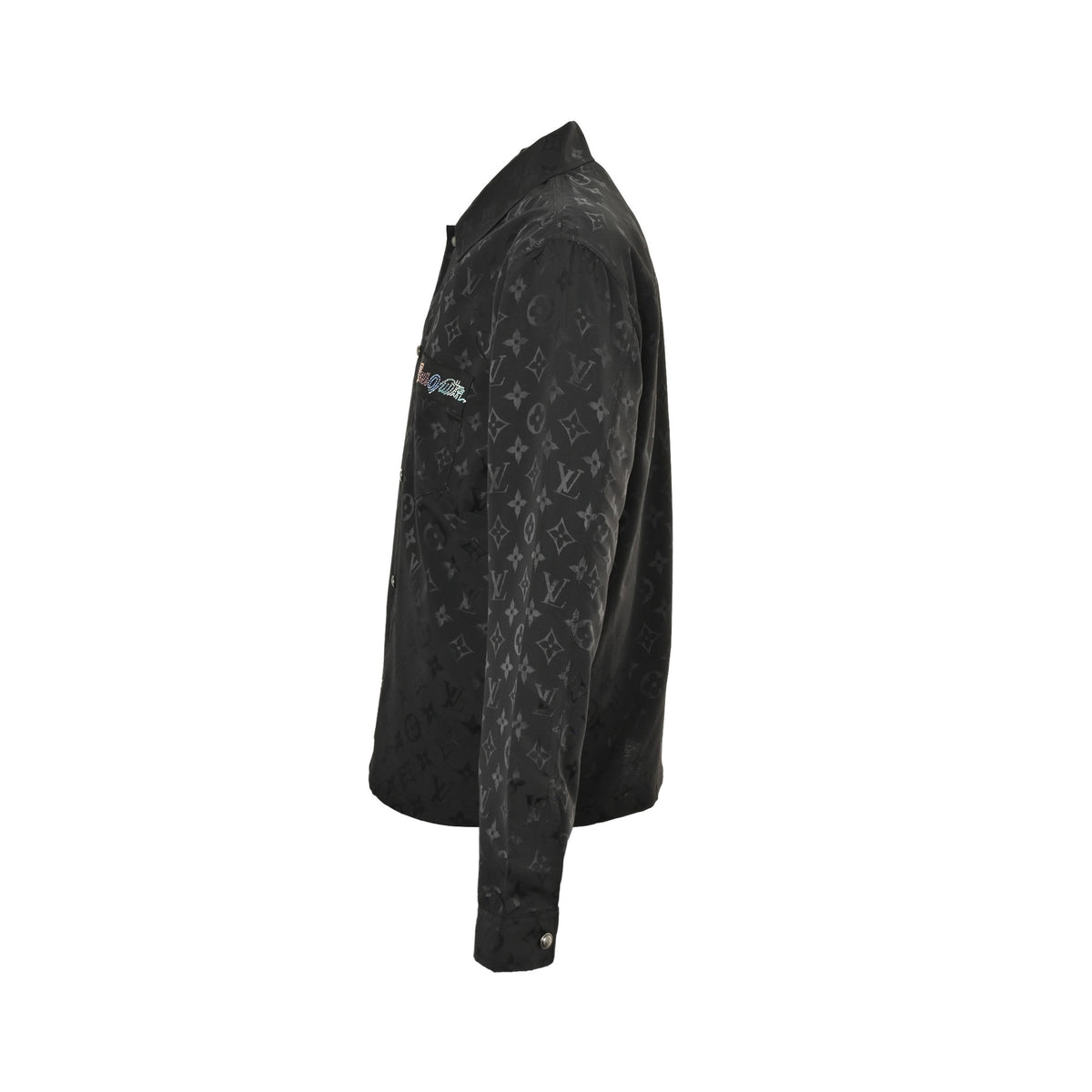 Louis Vuitton 25Fw presbyopic rippled jacquard colored diamond shirt jacket