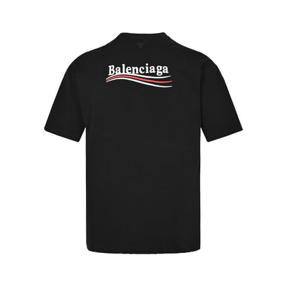 Balenciaga 22ss embroidered cola short sleeves