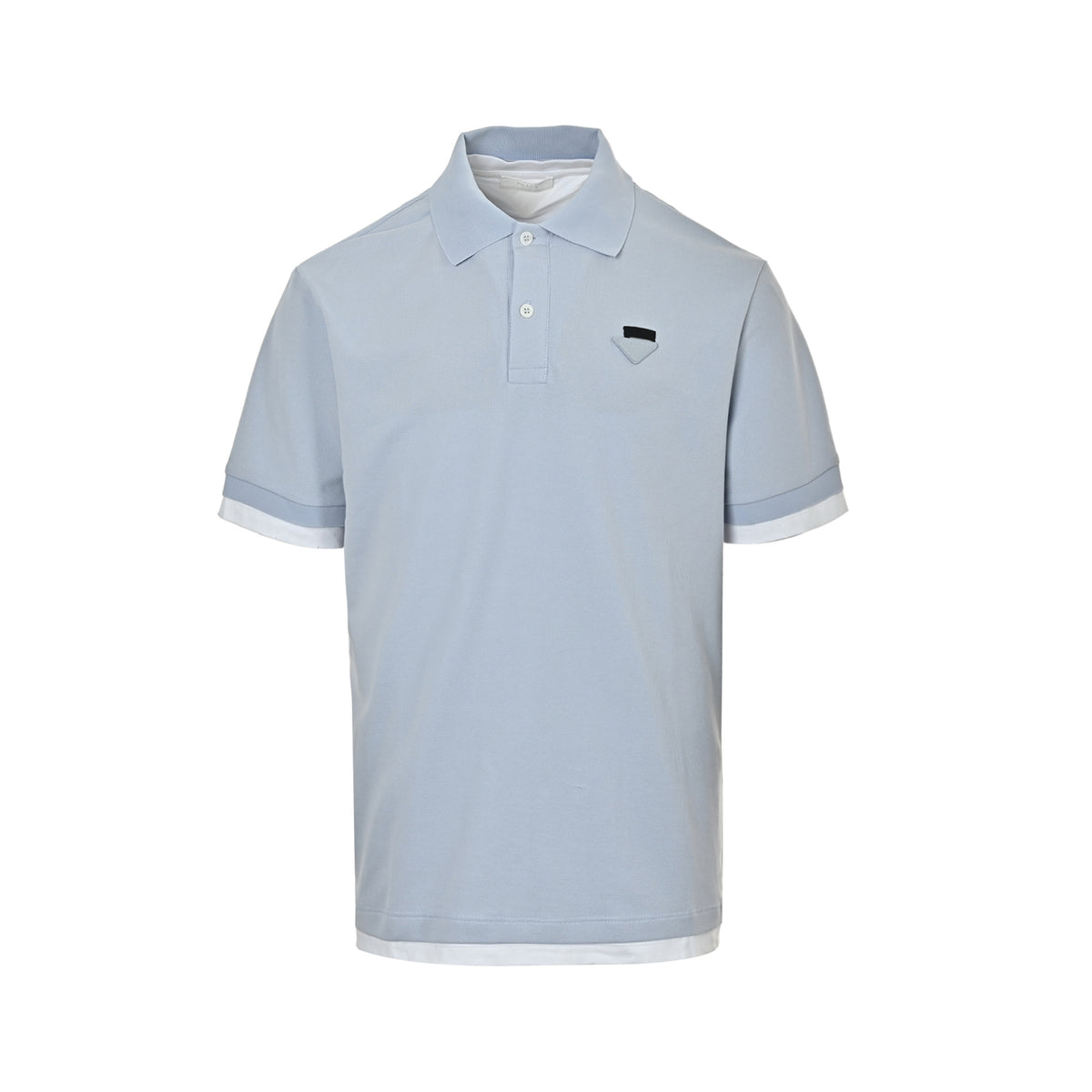 Prada fake two-piece Polo short sleeves with cloth label
