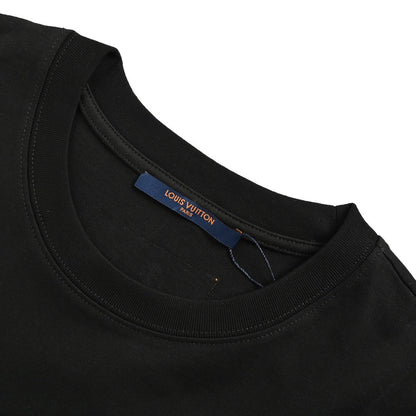 Louis Vuitton 24ss pocket presbyopic embossed short sleeves