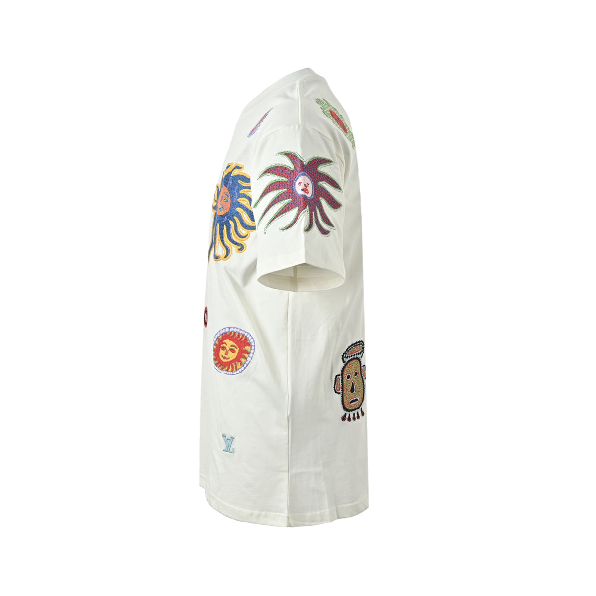 Louis Vuitton sunflower embroidered short sleeves
