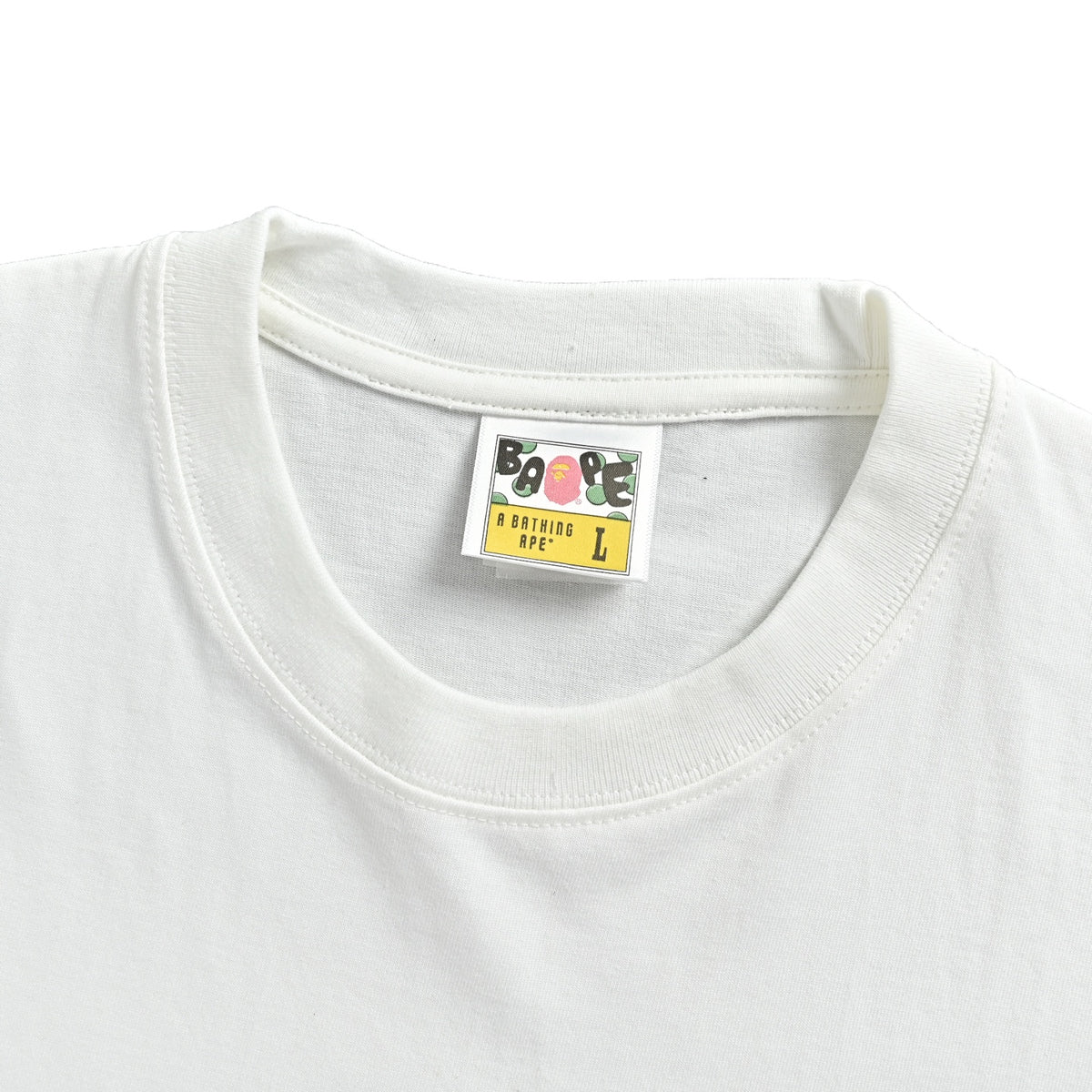 Bape camouflage ape head little monkey print short sleeves