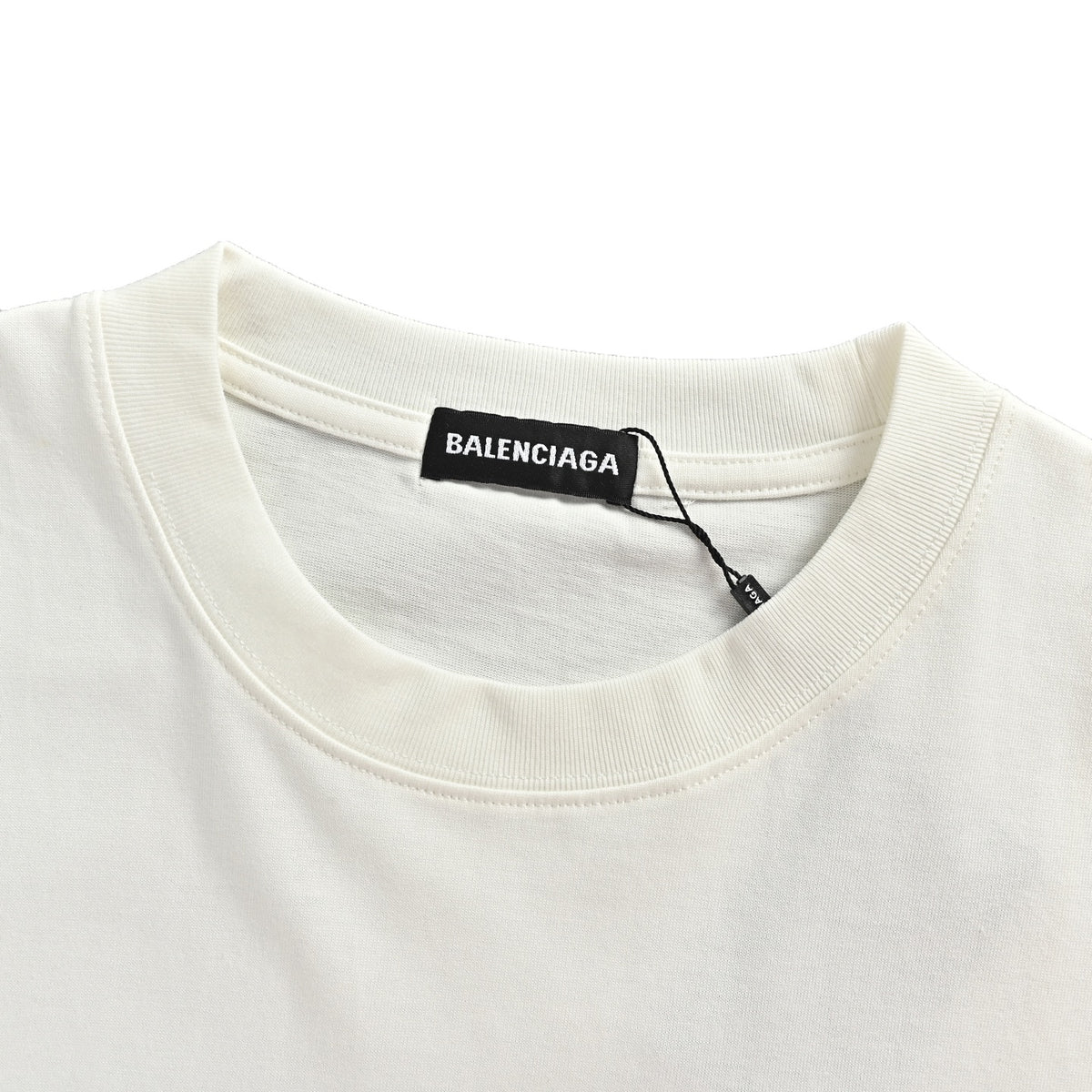 Balenciaga Gothic letter logo printed short sleeves
