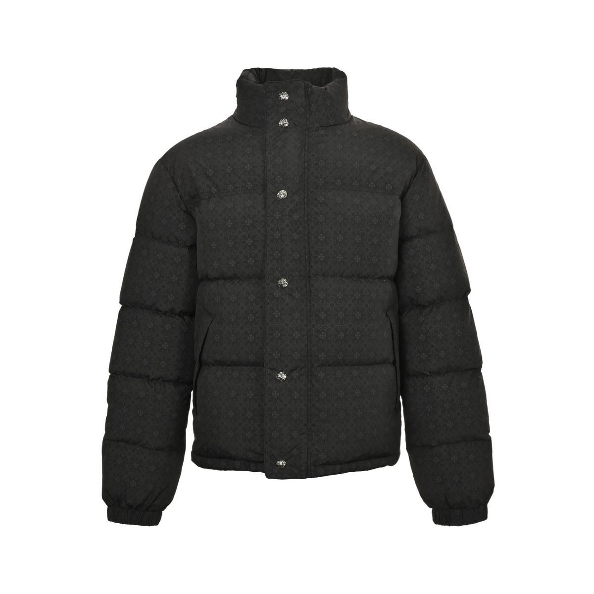 Chrome Hearts/Chrome Heart Dark Pattern Jacquard Down Jacket