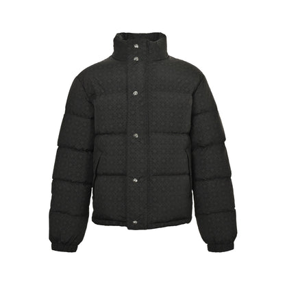 Chrome Hearts/Chrome Heart Dark Pattern Jacquard Down Jacket