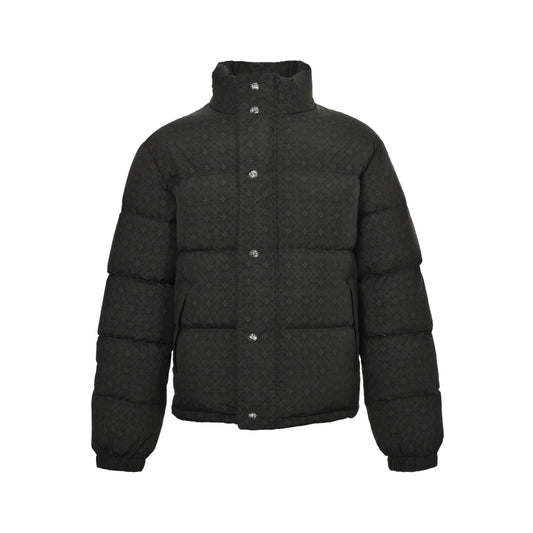 Chrome Hearts/Chrome Heart Dark Pattern Jacquard Down Jacket