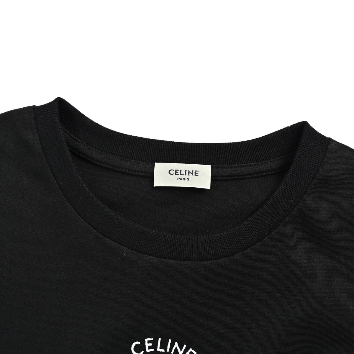 Celine Arc de Triomphe small logo embroidered short sleeves