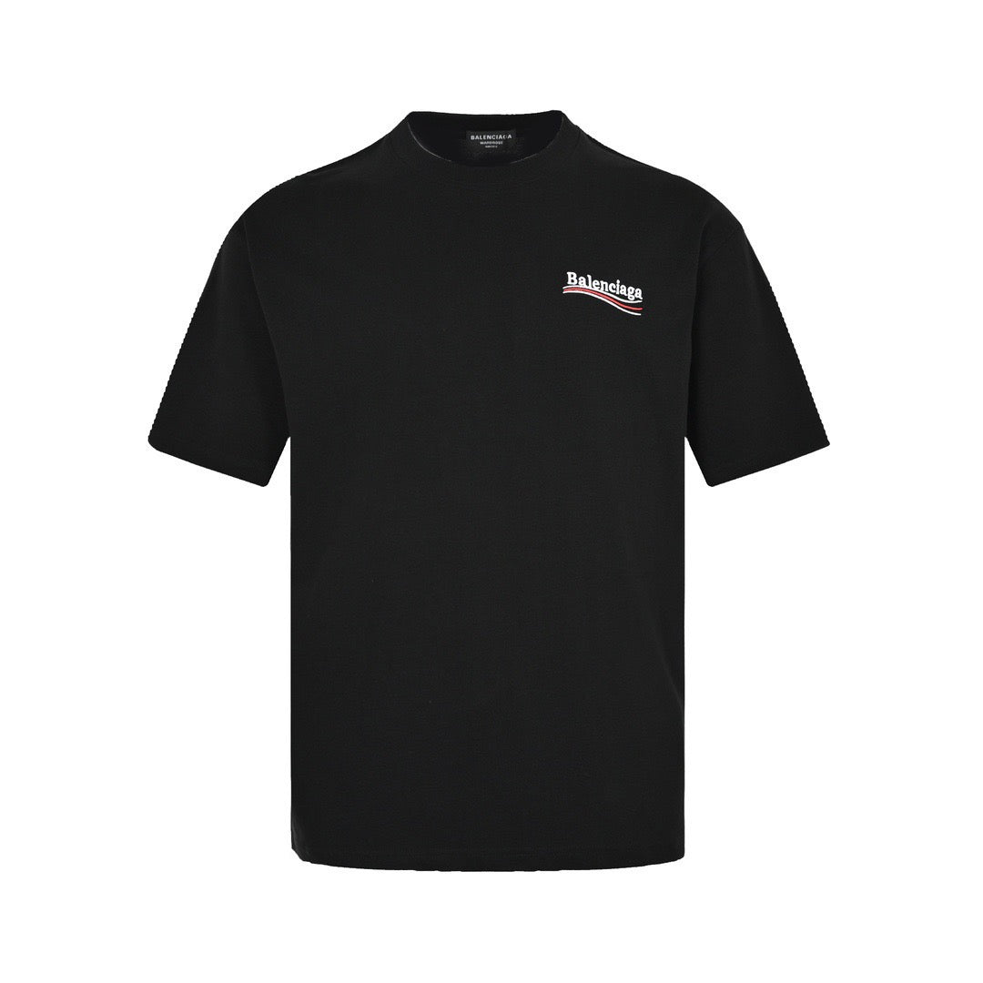 Balenciaga 22ss embroidered cola short sleeves