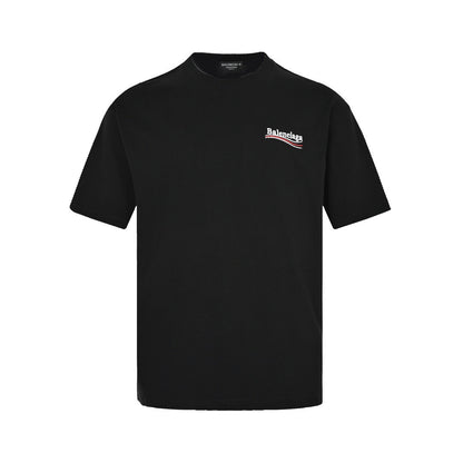 Balenciaga 22ss embroidered cola short sleeves