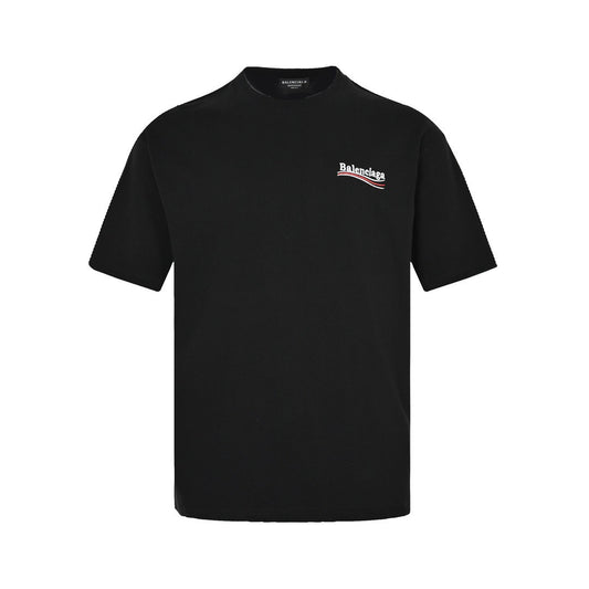 Balenciaga 22ss embroidered cola short sleeves